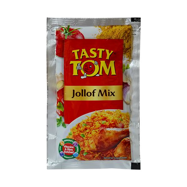 Tasty Tom Jollof Mix-70g/ 50 pcs - 50 pcs
