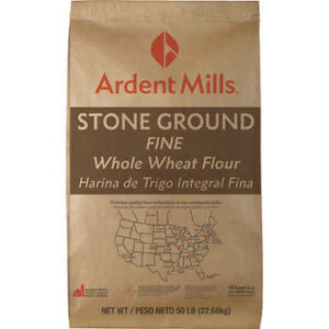 Ardent Mills Stone Ground Fine Whole Wheat Flour- 50lbs