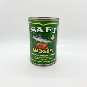Safi Mackerel in Tomato Sauce with Chili - 425g/ 24 cans - 24 cans