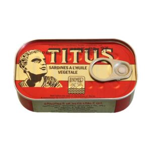 Titus Sardines (Red) - 125g/ 100 cans - 100 cans