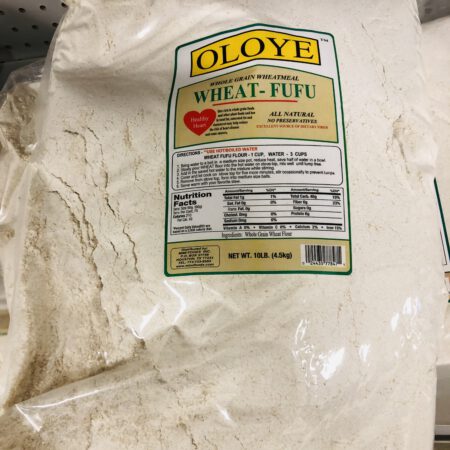 Oloye Wheat Fufu- 10lbs/ 4 bags - 4 bags