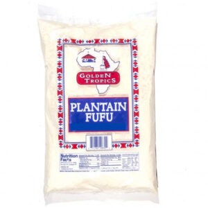 Golden Tropics Plantain Fufu- 5lbs/ 8 bags - 8 bags