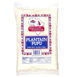 Golden Tropics Plantain Fufu- 10lbs/ 4 bags - 4 bags
