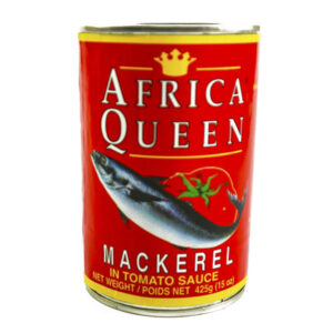 Africa Queen Mackerel in Tomato Sauce - 425g/ 24 cans - 24 cans