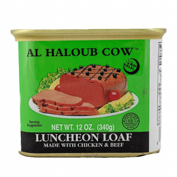 Al Haloub Luncheon Loaf (Chicken and Beef)- 12oz/ 24 cans - 24 cans