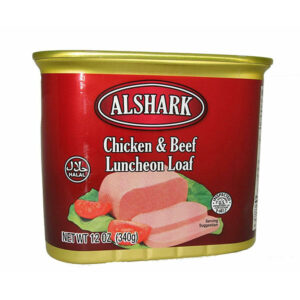 Alshark Beef and Chicken Luncheon Loaf 12oz/24 cans - 24 cans