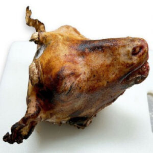 Burnt Lamb Head (Halal)- 7 pcs/ per box - 7 pcs