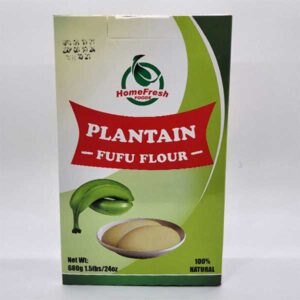 HomeFresh Plantain Fufu Flour- 700g/ 24 bags - 24 bags