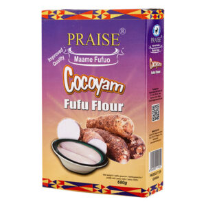 Praise Cocoyam Fufu Flour- 680gr/ 12 pcs - 12 pcs