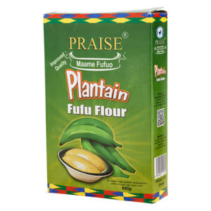 Praise Plantain Fufu Flour- 680gr/ 12 pcs - 12 pcs