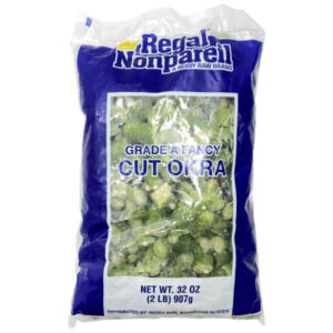 Frozen Cut Okra- 2lbs/ 12 bags