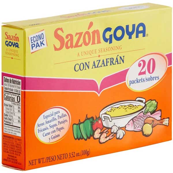 Sazon Goya Seasoning- 3.52oz/ 20 pcs - 20 pcs