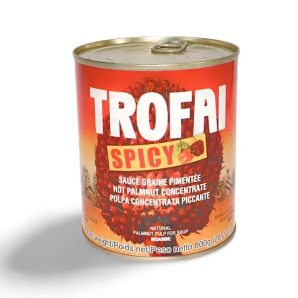 Trofai Spicy Palmnut Concentrate Sauce- 800g/ 20 cans - 20 cans