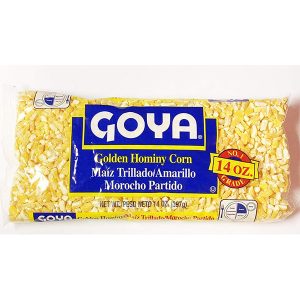 Goya Golden Hominy Corn- 14oz/ 24 bags