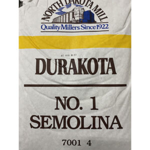 North Dakota Mill Durakota Semolina- 50lbs/ 1 bag - 1 bag