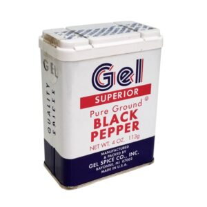 Gel Black Pepper- 4oz/ 24 cans - 24 cans