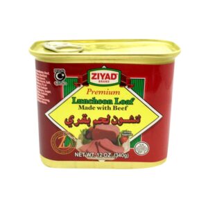 Ziyad Luncheon Loaf (Beef)- 12 oz/ 24 cans - 24 cans