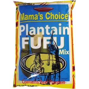 Mama's Choice Plantain Fufu- 10lbs/ 4 bags - 4 bags