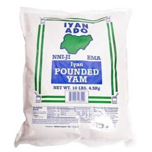 Iyan Ado Pounded Yam- 10lbs/ 4 bags - 4 bags