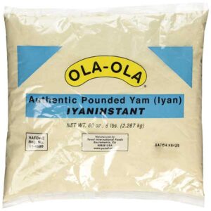 Ola-Ola Pounded Yam- 5lbs/ 8 bags - 8 bags