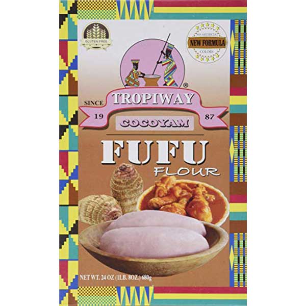 Tropiway Cocoyam Fufu Flour- 24 pcs - 24 pcs