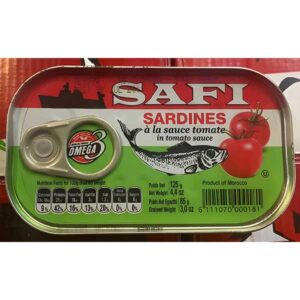 Safi Sardines with Tomato Sauce - 125 g/ 100 cans - 100 cans
