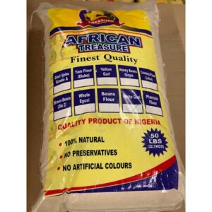 African Treasure White Garri- 50lbs bag