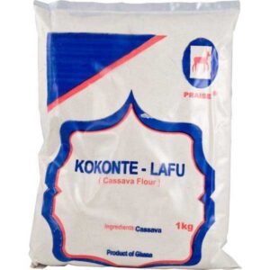 Praise Kokonte-Lafu (Cassava Flour)- 1kg/ 12 bags - 12 bags