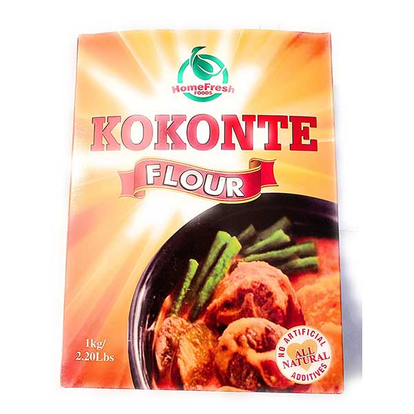 HomeFresh Kokonte Flour- 2.2lbs/ 12 pcs - 12 pcs