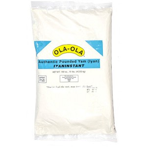 Ola-Ola Pounded Yam- 10lbs/ 4 bags - 4 bags