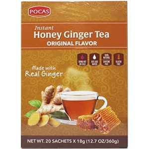 Pocas Honey Ginger Tea (Original Flavor)- 10 packs of 20 tea bags