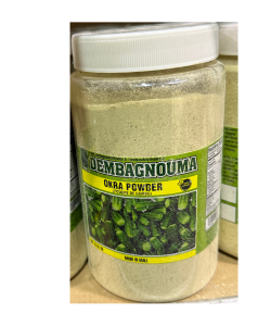 Dembagnouma Okra Powder (Premium Dried & Ground) – 1.3 lb Bottles | Box of 24 Bulk Wholesale