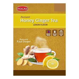 Pocas Honey Ginger Tea (Lemon Flavor)- 24 packs of 20 tea bags