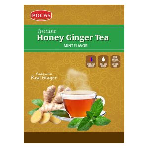 Pocas Honey Ginger Tea (Mint Flavor)- 24 packs of 20 tea bags