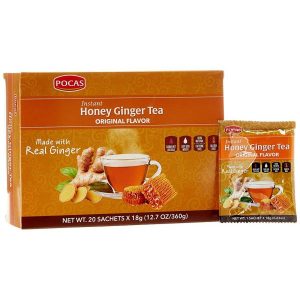 Pocas Honey Ginger Tea (Original Flavor)- 16 packs of 20 tea bags