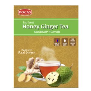 Pocas Honey Ginger Tea (Soursop Flavor)- 24 packs of 20 tea bags