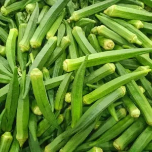 Fresh Whole Okra (Lady Fingers) Premium Green Pods | Farm-Fresh Bulk Pack