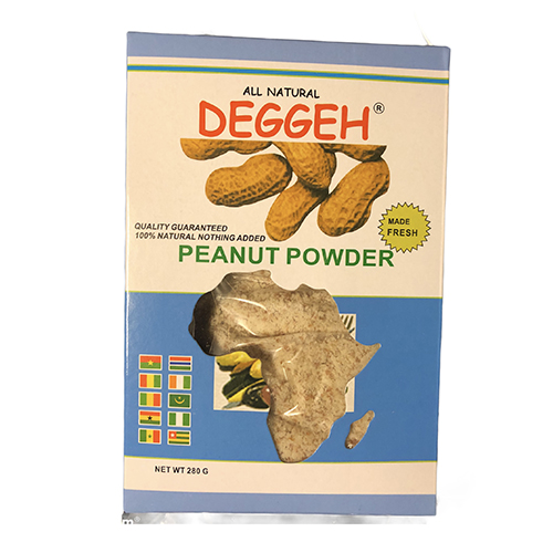 Deggeh Peanut Powder (Groundnut Flour) – 280g Boxes - Case of 24 Bulk Wholesale