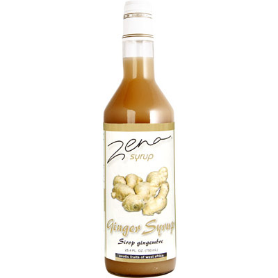 Zena Natural Ginger Syrup - 750ml (Case of 12)