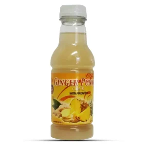 Ginger Punch With Pineapple – Tropical Ginger Beverage - 16 Oz pack of 24
