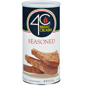 4C Bread Crumbs - Seasoned - 12/15 oz Can