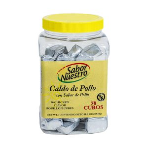 Sabor Nuestro - Chicken Flavor Bouillon Cubes - 70 ct Jar