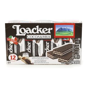 Loacker - Cocoa & Milk Wafers - 12/1.6 oz