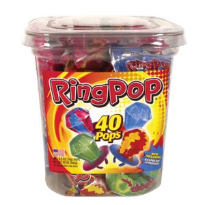 Topps - Ring Pop Canister - 40 ct
