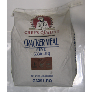 Chef's Quality - Fine Cracker Meal - 25 lb Bag