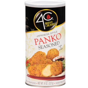 4C Panko Bread Crumbs - Seasoned - 12/8 oz Can