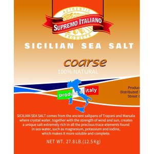 Supremo Italiano - Coarse Sea Salt - 27.8 lbs