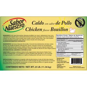 Sabor Nuestro - Chicken Base - 25 lb Jar