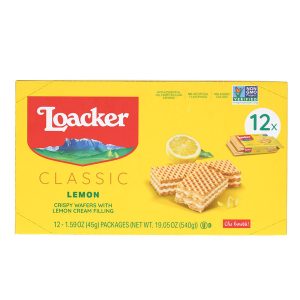 Loacker - Lemon Wafer Cookies - 12ct