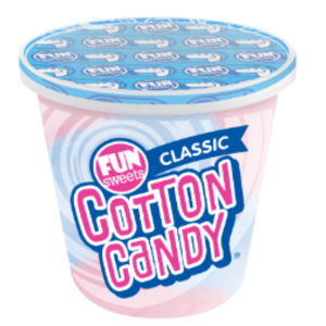 Fun Sweets - Classic Cotton Candy Can, 1.5oz - 12 ct